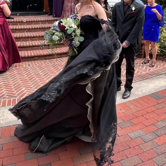 Black Sophia Tolli Wedding Dress - Picture 8 of 8